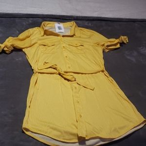 New button up collar dress